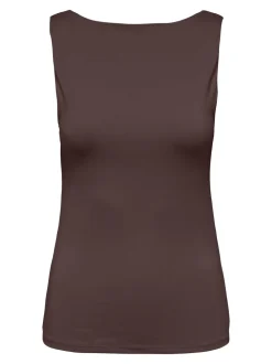 Lone Life Vendbar Top, Seal Brown, L