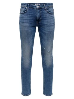 Loom Slim Jeans, Blue Denim, W28/L30