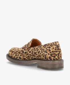 Loretta S Loafers, Leopard Suede, 40