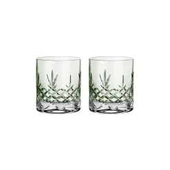 Lowball Crispy 2-pak Glas, Emerald, 38 cl