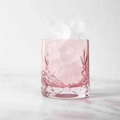 Lowball Crispy 2-pak Glas, Pink, 38 cl