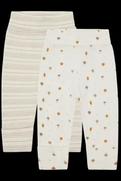 Luca 2-pak Leggings, Snow White, 56 cm