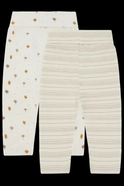 Luca 2-pak Leggings, Snow White, 56 cm