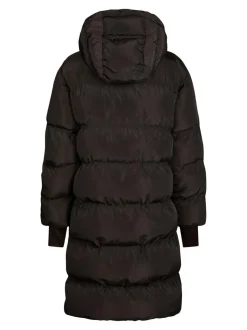 Lucette Puffer Jakke, Dark Brown, 36