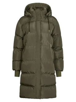 Lucette Puffer Jakke, Olive, 36