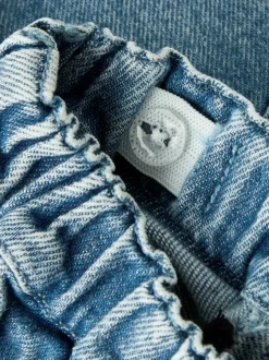 Lulia Baggy Denim Jeans, Medium Blue Denim, 74 cm