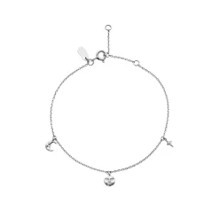 Lysander Armbånd, Silver, 16+3 cm