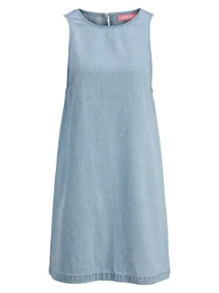 Macy Denim Kjole, Light Blue Denim, XL