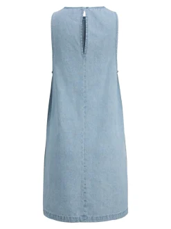 Macy Denim Kjole, Light Blue Denim, XL