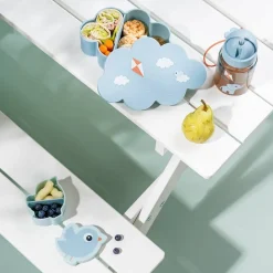 Madkasse & Snack Box & Flaske, Blue