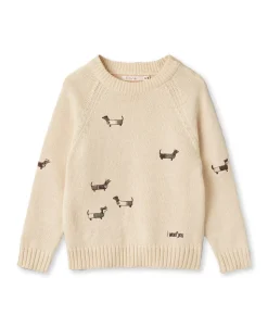 Mahdi Dog Pullover, Sandshell, 85 cm