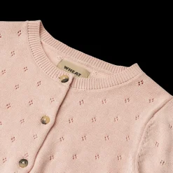 Maia Strik Cardigan, Powder, 128 cm