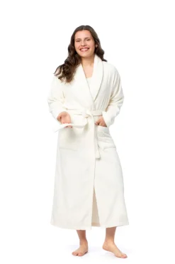 Malmø Morgenkåbe, Off White, L