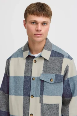 Manheim Skjorte, Faded Denim, XXL