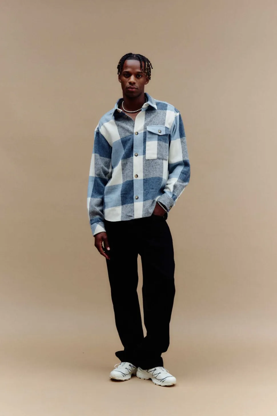 Manheim Skjorte, Faded Denim, XXL