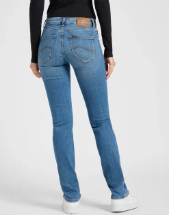 Marion Straight Jeans, Cyber Blue, W28/L31