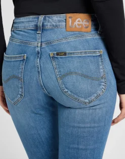 Marion Straight Jeans, Cyber Blue, W28/L31