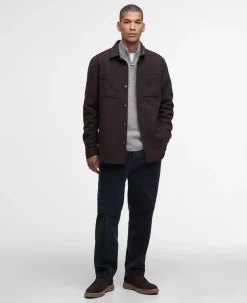 Marlow Tailored Overshirt, Dark Oak, L