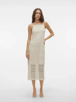 Maya Singlet Kjole, Birch, XL