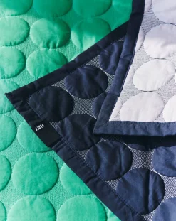 Mega Dot Sengetæppe, Midnight Blue, 195x245 cm