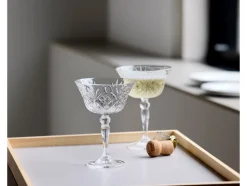 Melodia 4-pak Champagneskål, Klar, 26 cl