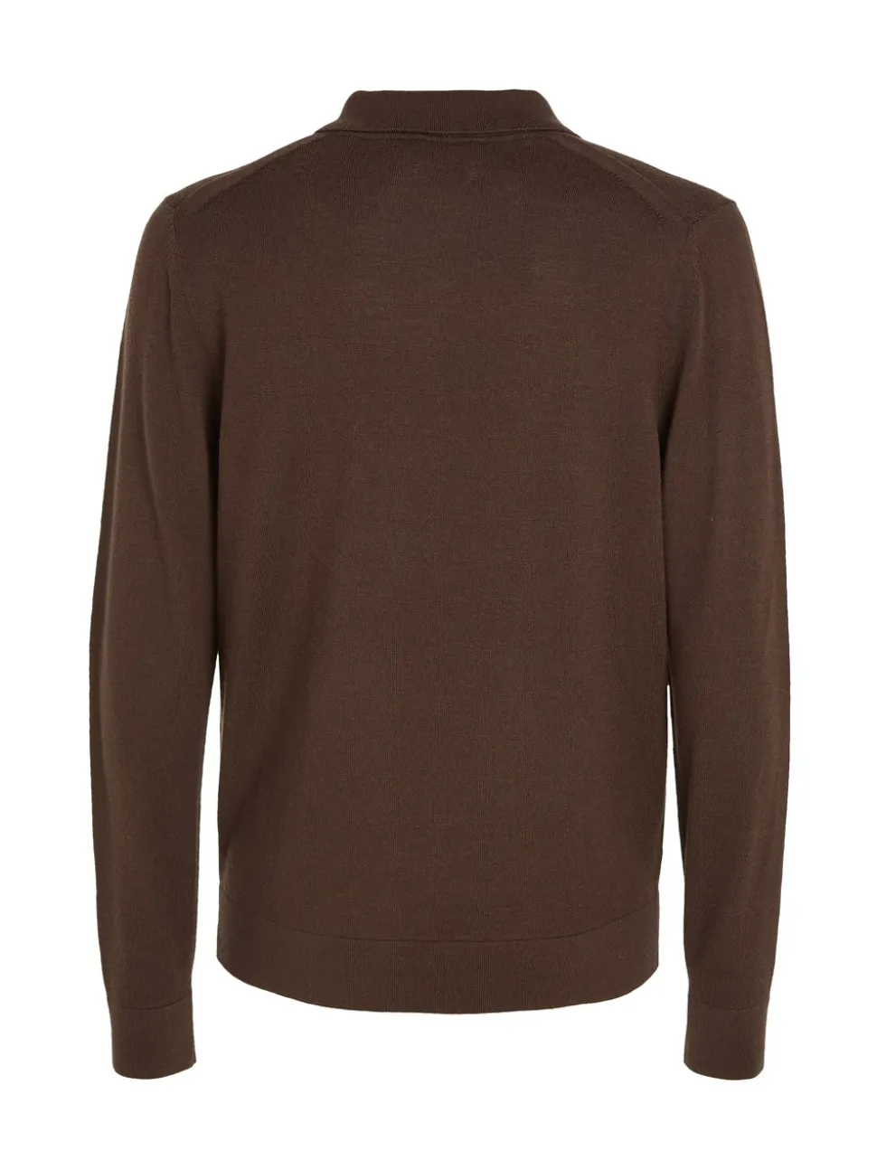 Merino Polo Pullover, Java, L