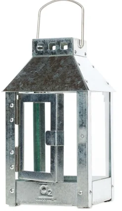 Micro Lanterne, Galvanized, 12,5x25x12,5 cm