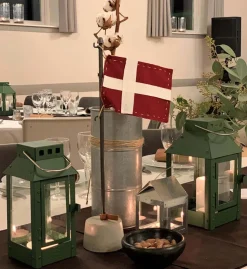 Micro Lanterne, Olive, 12,5x25x12,5 cm