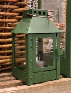 Micro Lanterne, Olive, 12,5x25x12,5 cm