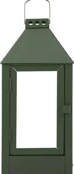 Midi Lanterne, Olivengrøn, 19x42,5x19 cm