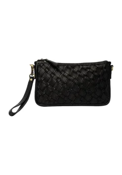 Mika Small Clutch, Black
