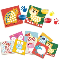 Min Første Fingermaling Og Farveark