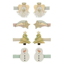 Mini Angel Christmas 8-pak Hårclips