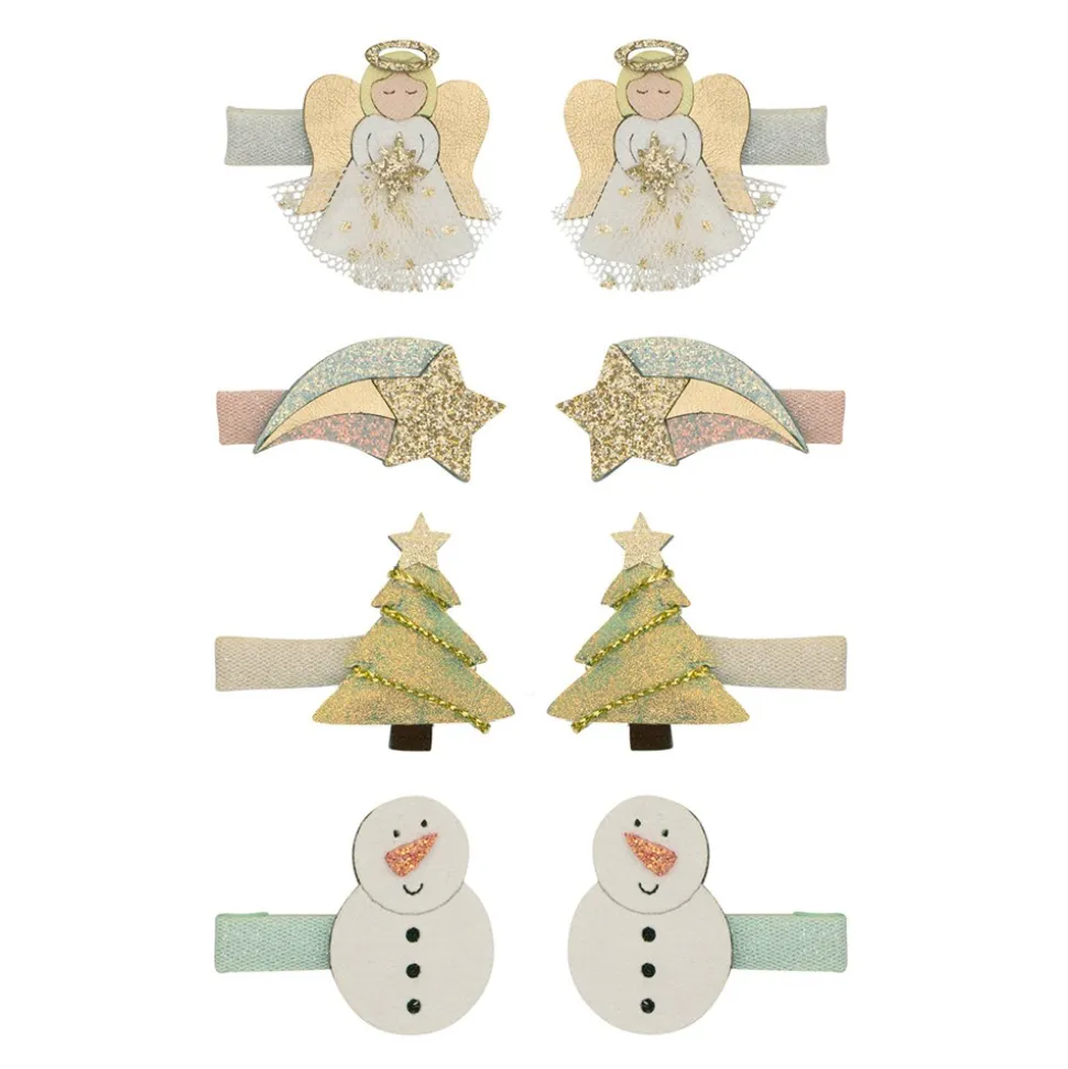 Mini Angel Christmas 8-pak Hårclips