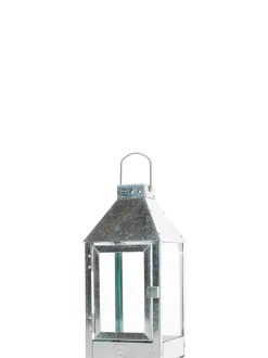 Mini Lanterne, Galvaniseret, 17x33,5x17 cm
