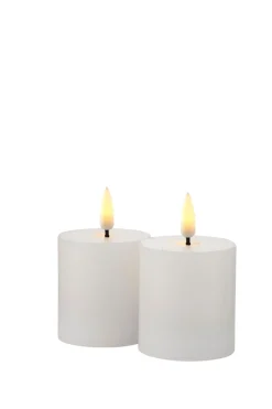 Mini Sille 2-pak Lys, White
