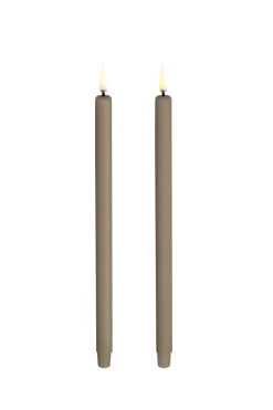 Mini Taper 2-pak LED-Lys, White