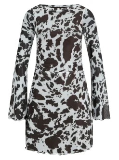 Minna Mesh Kjole, Black Coffee, XS