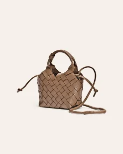 Misu Mini Crossbody Taske, Taupe