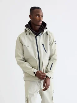 Mizo Elka Shell Jakke, Stone, L