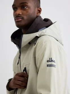 Mizo Elka Shell Jakke, Stone, L