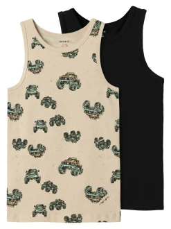 Monster Truck 2-pak Undertrøje, Peyote, 110 cm