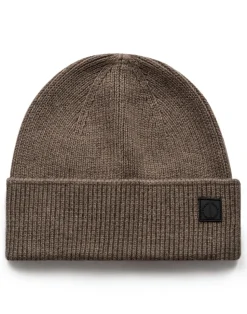 Moses Beanie, Brown, One size