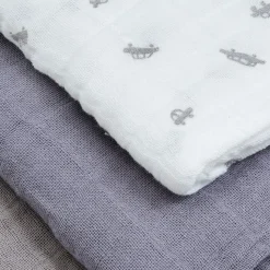 Muslin 3-pak Stofbleer, Tradewinds, One Size