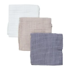 Muslin 3-pak Stofbleer, Tradewinds, One Size