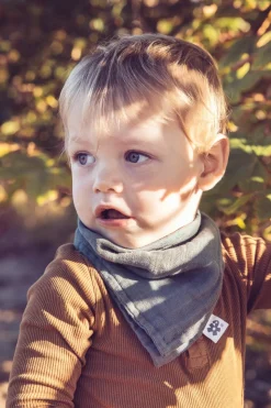 Musselin 2-pak Hagesmæk, Blå/ Grøn