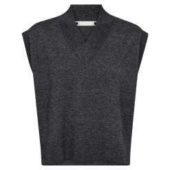 MyCC Knit Vest, Dark Grey, XS