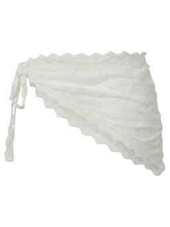 Naina Lace Hip Tørklæde, White