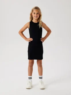 Nakal Slim Kjole, Black, 140 cm