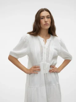 Natali Lace Kjole, Snow White, XS